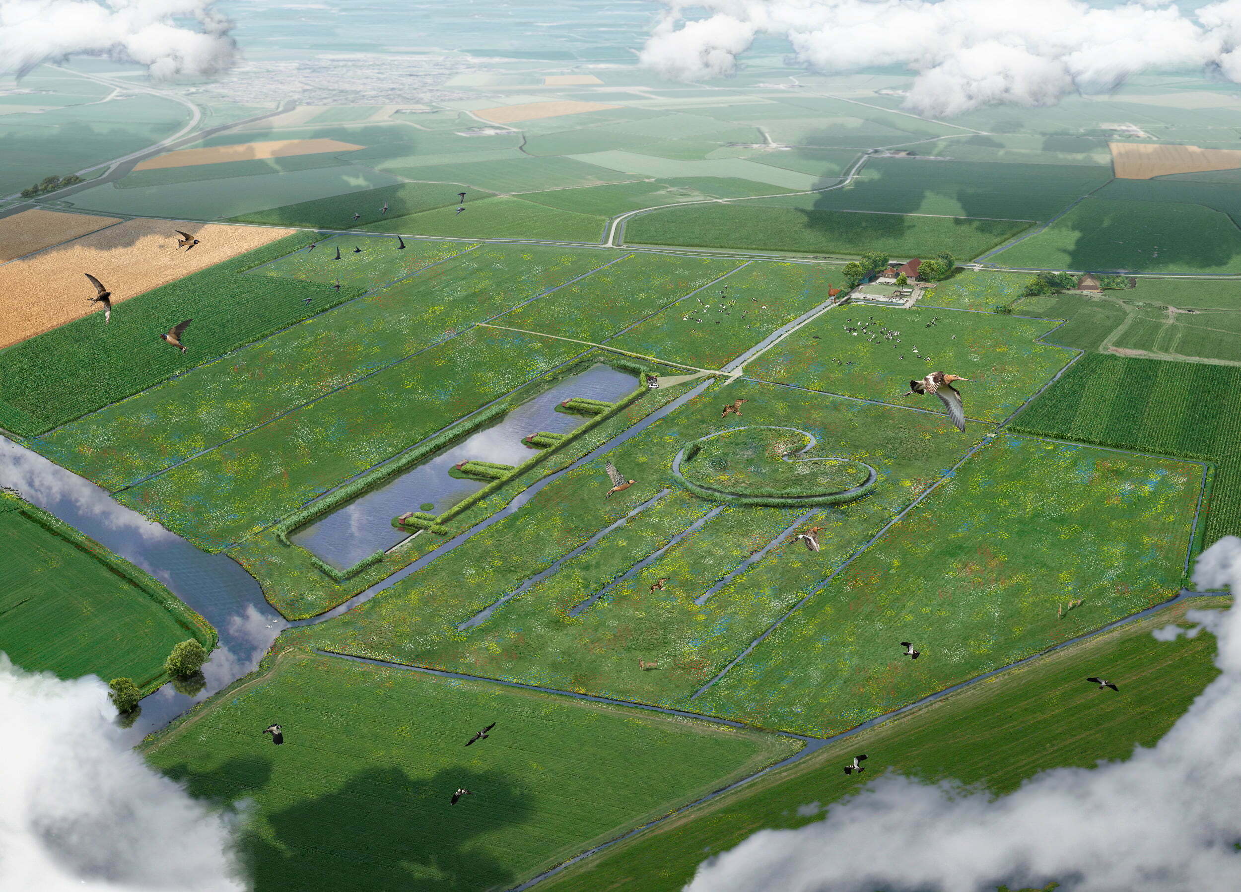 gruttoland van boven